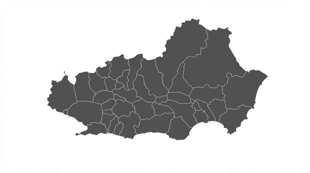 Mapa Almería y alrededores